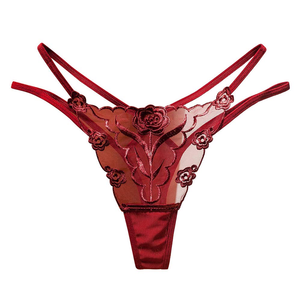 Sexy Lace Thong Panties for Women - Comfortable G-String T-Back Lingerie with Body Harness Design, Perfect Valentine's Day Gift for Her - Great for Romantic Nights & Special Occasions