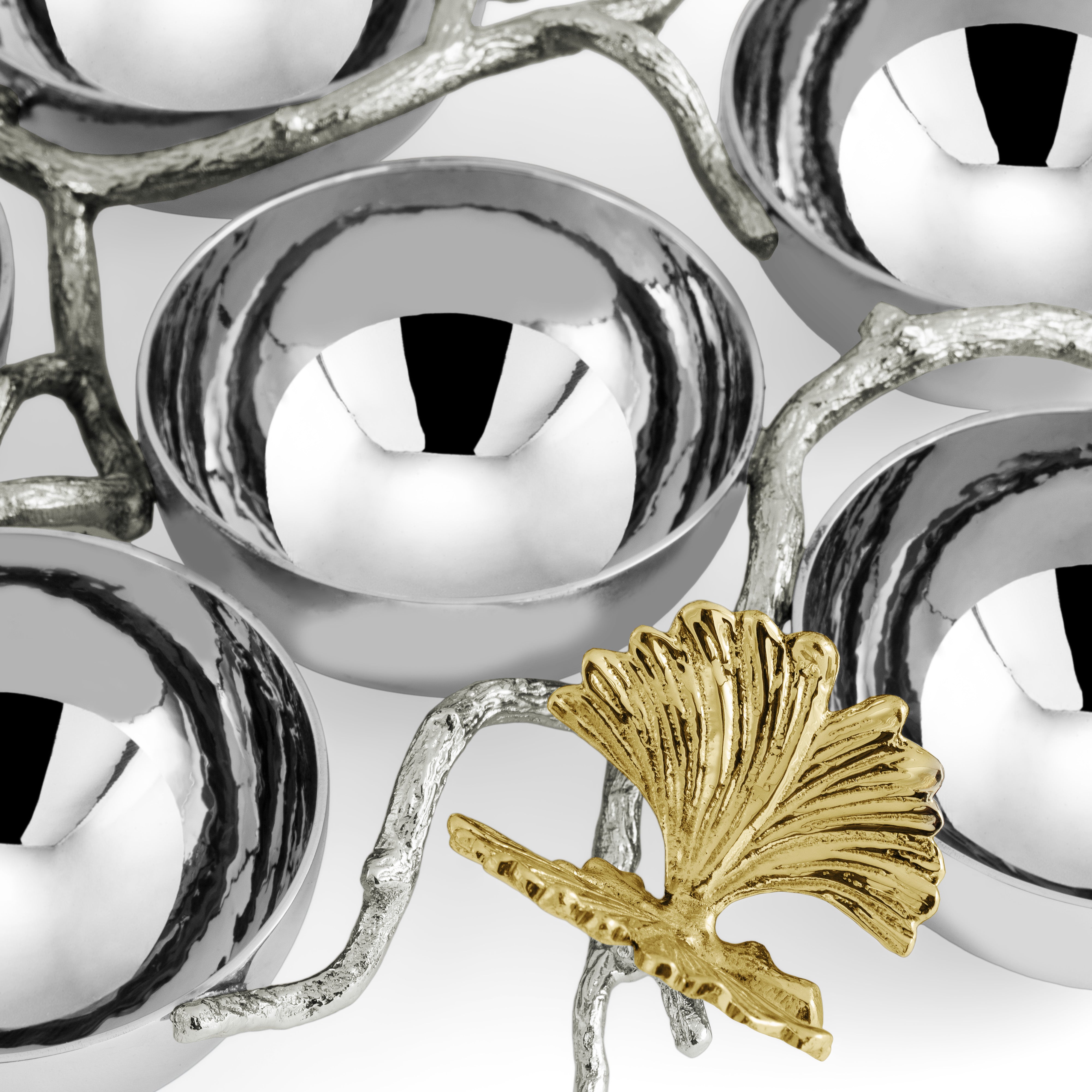 Luxury Butterfly Ginkgo Seder Plate - Elegant Passover Dinnerware for Jewish Holiday Celebrations & Home Decor