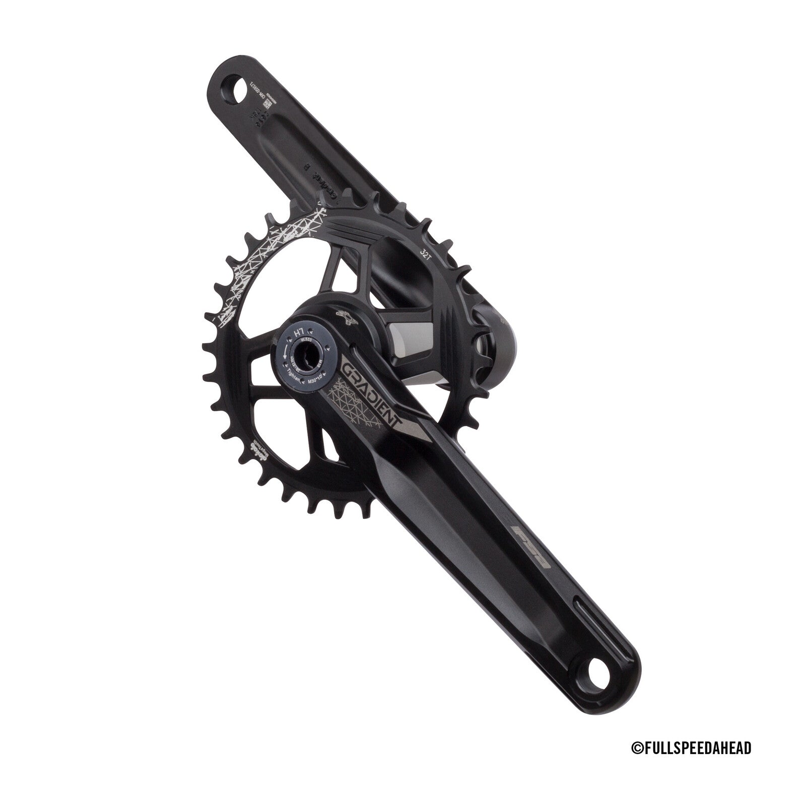 Premium FSA Gradient Modular Crankset - Lightweight & Durable Bike Crankset for Road & Mountain Bikes | Perfect for Cycling Enthusiasts & Professional Riders