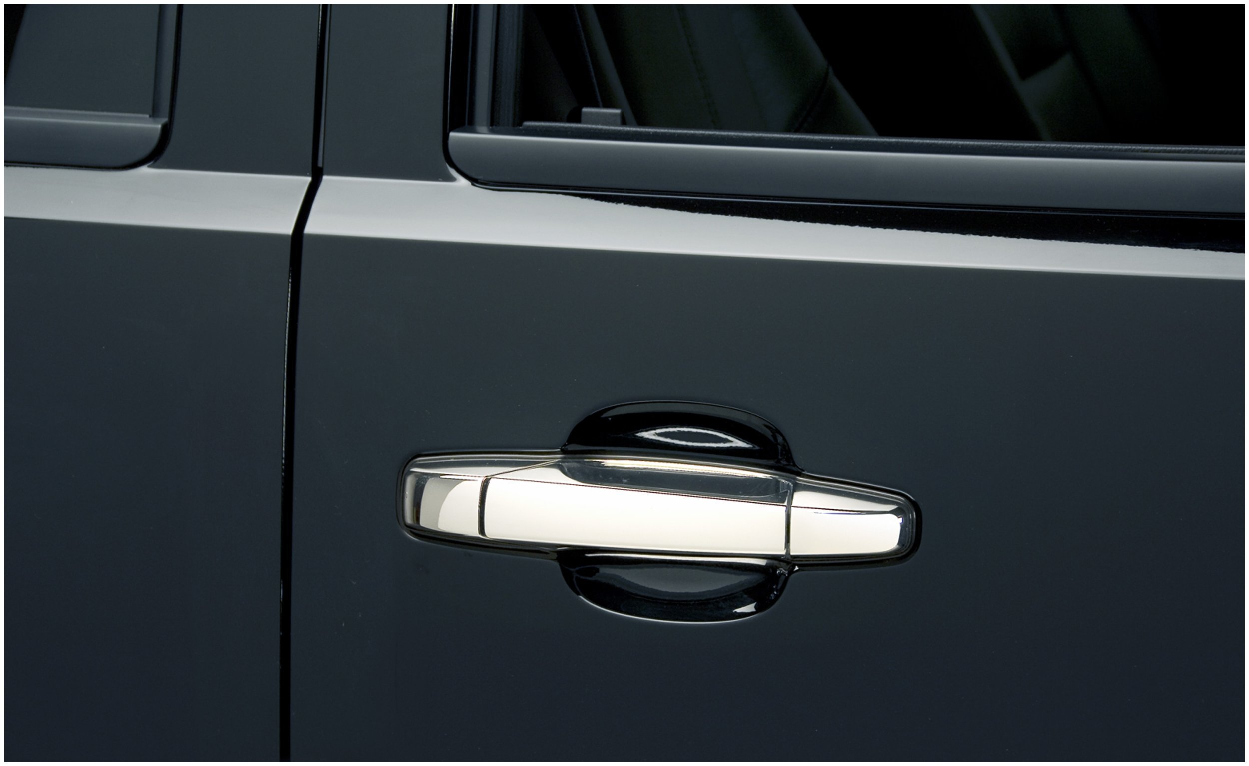 Putco 400033 Chrome Trim Door Handle Cover for Cars & Trucks - Premium Exterior Accessory for Enhanced Style & Protection