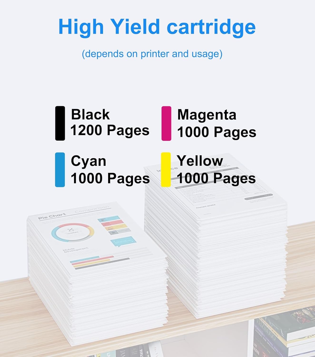 **High-Quality 910XL Compatible Ink Cartridge for HP OfficeJet Pro 8020 8025 8028 8035 8030 8015 8010 8018 8022 Printers (2 Black, 1 Cyan, 1 Magenta, 1 Yellow) - Perfect for Home & Office Printing, Documents, Photos, and Reports**
