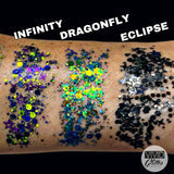 NOCTURNAL GLEAM Glitter Cream Palette - Long-Lasting Shimmer & Sparkle for Eyes, Face & Body - Perfect for Parties, Festivals & Night Out Makeup