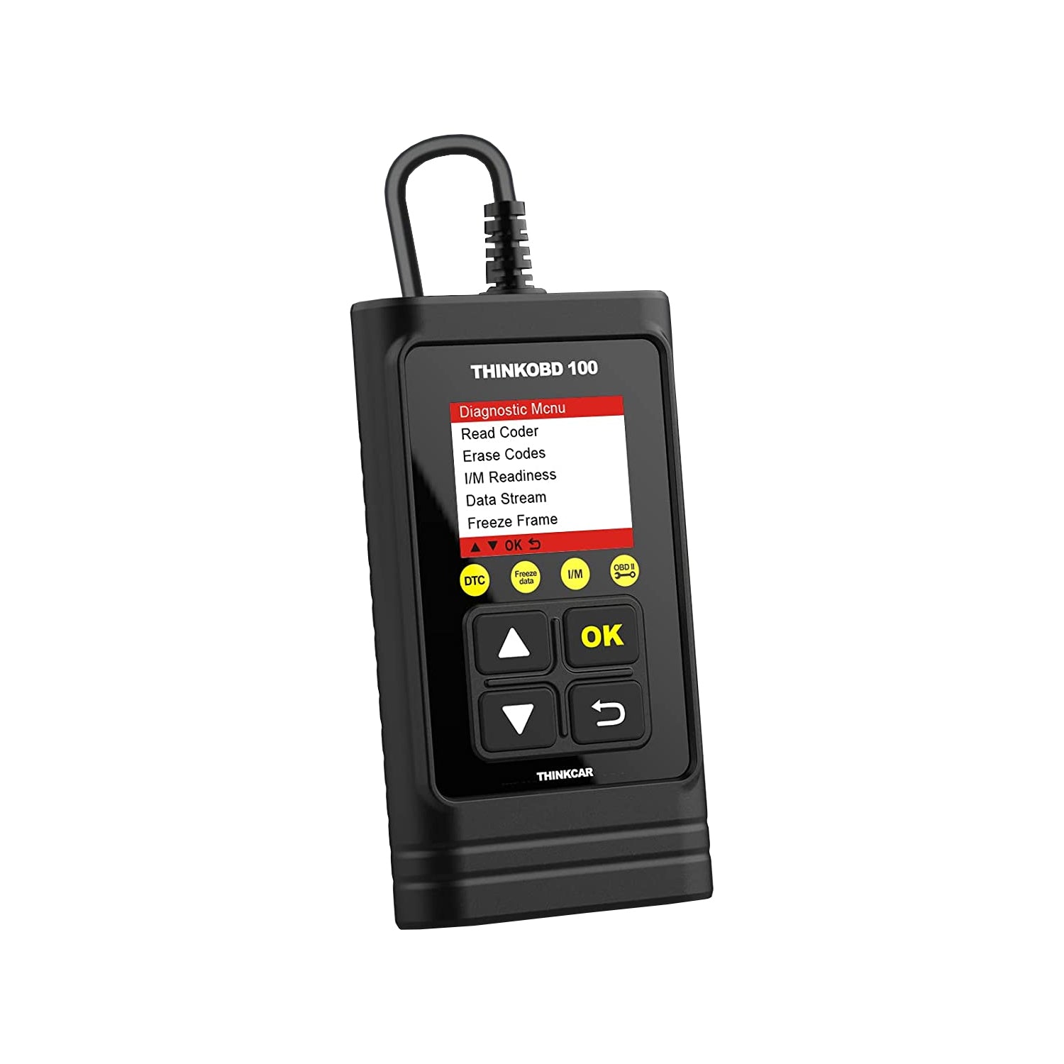 THINKOBD 100 OBD2 Scanner - Professional Car Diagnostic Tool with Full OBD2 Functions, Check Engine Light Code Reader - Perfect for DIY Mechanics & Auto Repair Shops (Car Maintenance, Engine Diagnostics, Vehicle Troubleshooting)