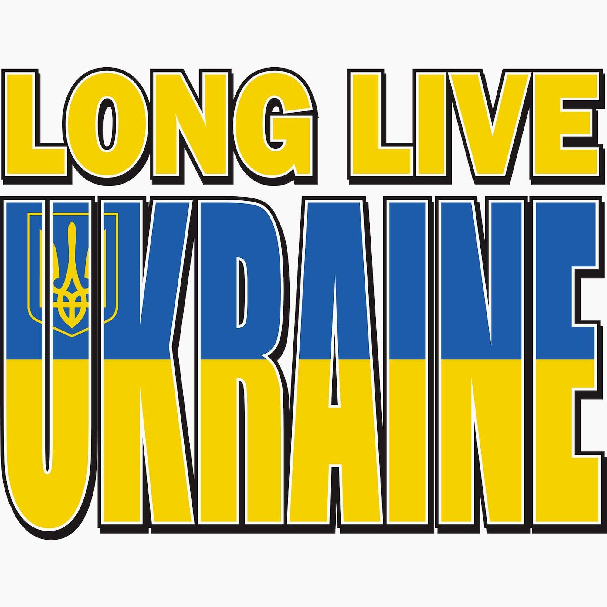 Long Live Ukraine Greeting Cards (20-Pack) - Blank Inside Note Cards for Birthday, Thank You & Special Occasions - Matte Finish Stationery for Home, Office & Gifting