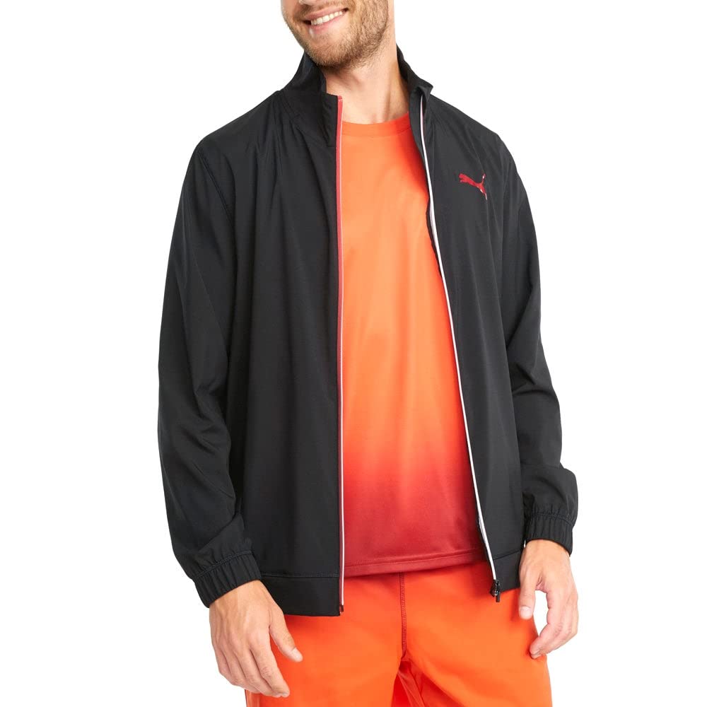 Puma Mens Fade Coats Jackets - Lightweight Casual Outerwear for Everyday Wear - Black