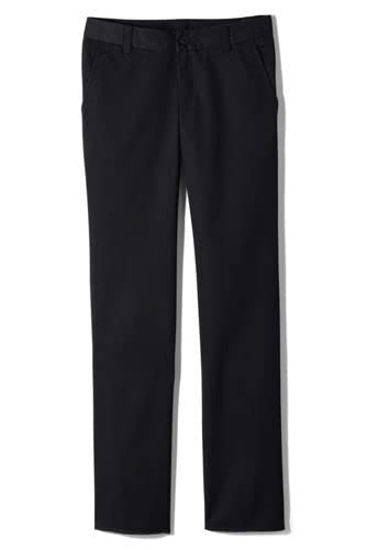 Girls Iron Knee Chino Pants - Black Size 4 | Durable School Uniform & Casual Wear for Kids | Perfect for Playdates, School & Everyday Outfits