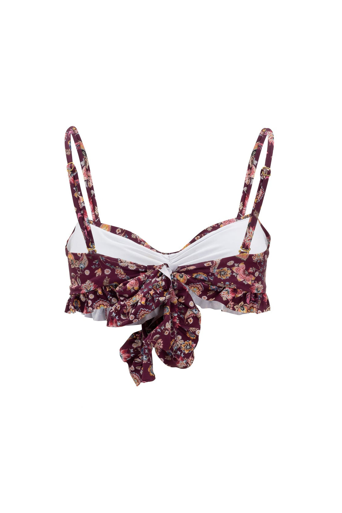 Brandi Bandeau Top - Floral Print Women's Bikini Top | Perfect for Beach, Pool Party & Summer Vacation
