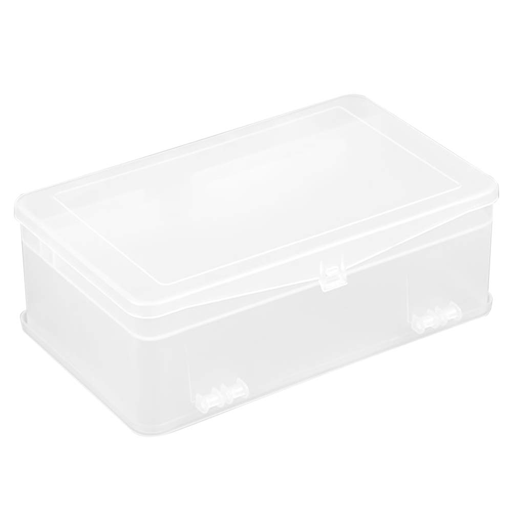 Transparent Nail Art Storage Box for Home & Salon Organizing