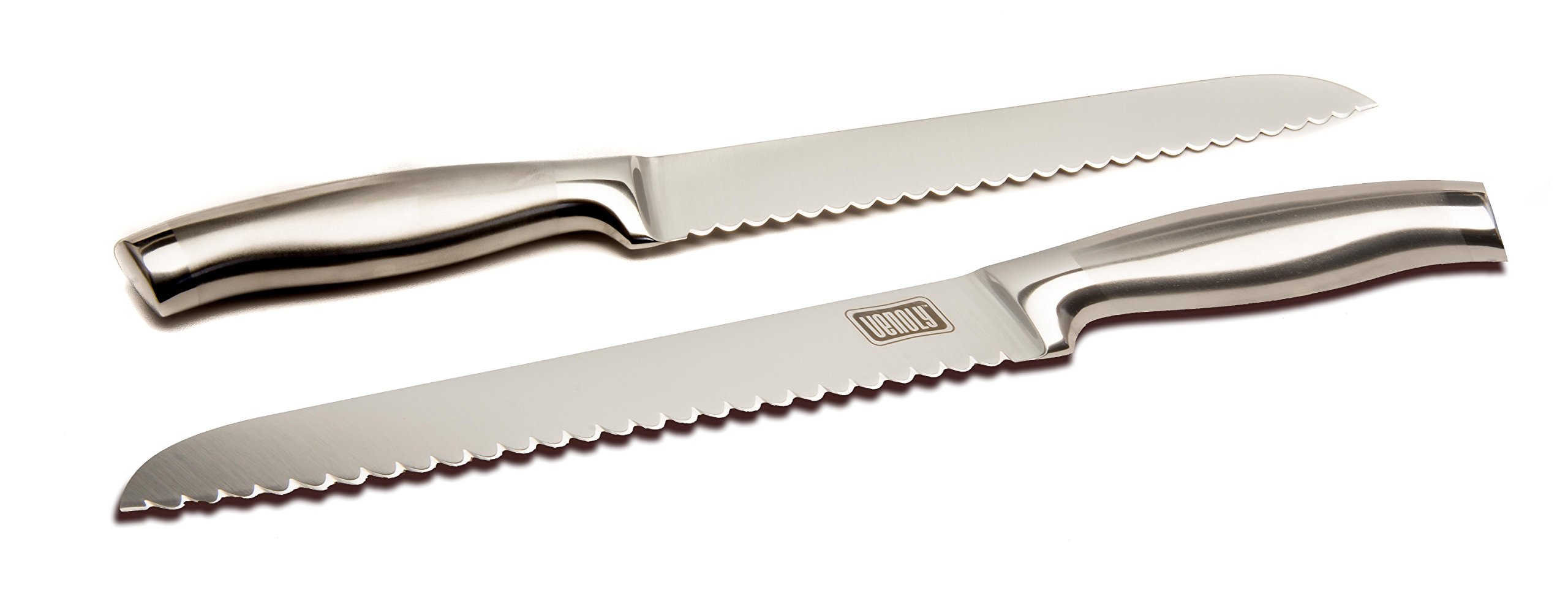 Professional 8-Inch Serrated Bread Knife - Ultra Sharp Stainless Steel Blade for Slicing Homemade Bread, Bagels, Cakes - Ergonomic Handle for Comfortable Use - Perfect for Bakeries, Kitchens & Gift Giving