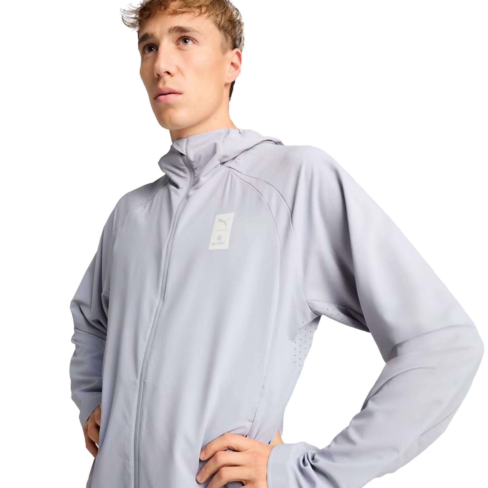 Unisex PUMA x Saysky Jacket - Lightweight Waterproof Windbreaker for Running & Outdoor Activities | Men's & Women's Sportswear