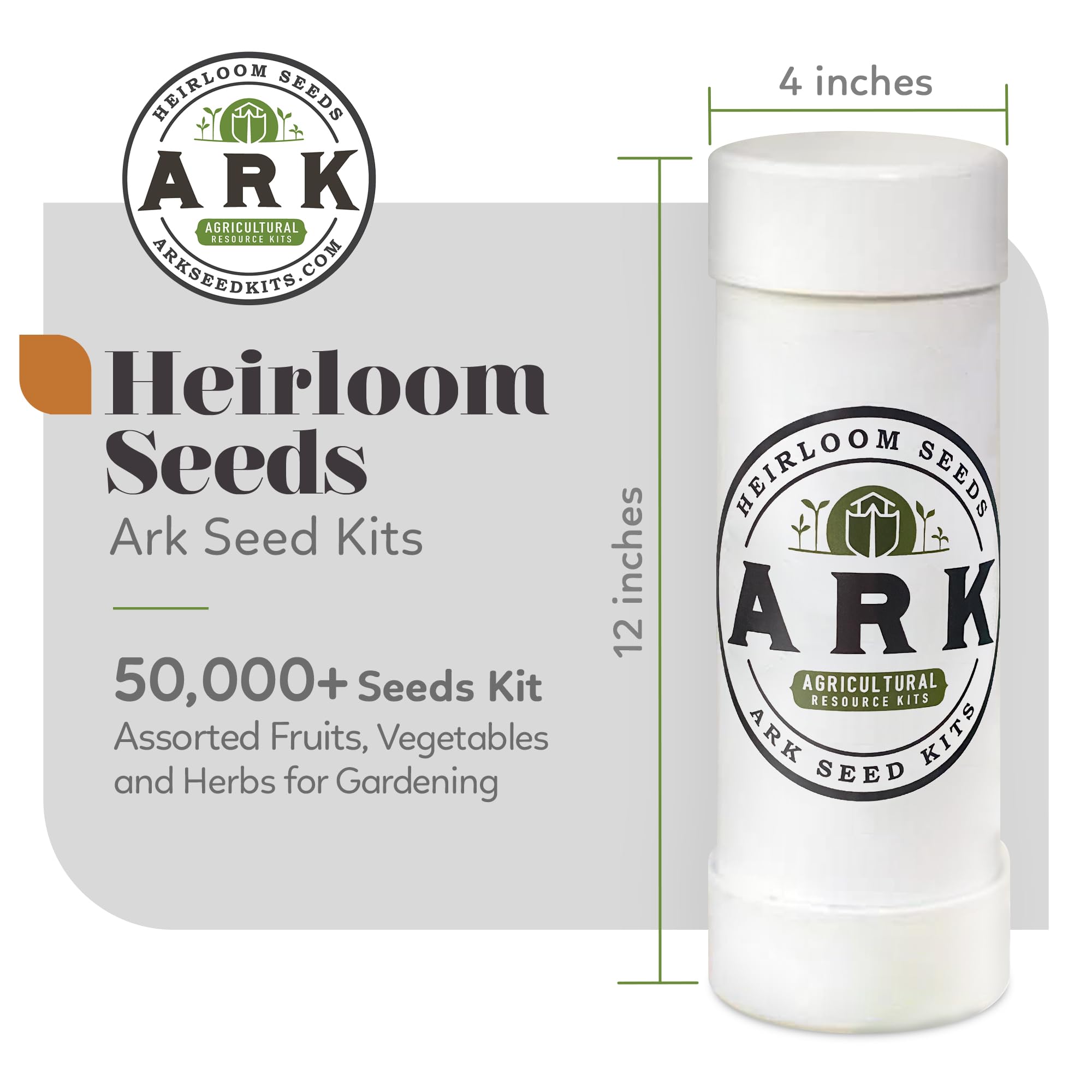 **Organic Heirloom Seed Kit - 70+ Varieties, 50,000+ Seeds - Non-GMO Fruits, Vegetables & Herbs for Home Gardening - Includes Culinary & Medicinal Herbs - Perfect for Backyard Farming, Urban Gardening & Sustainable Living**