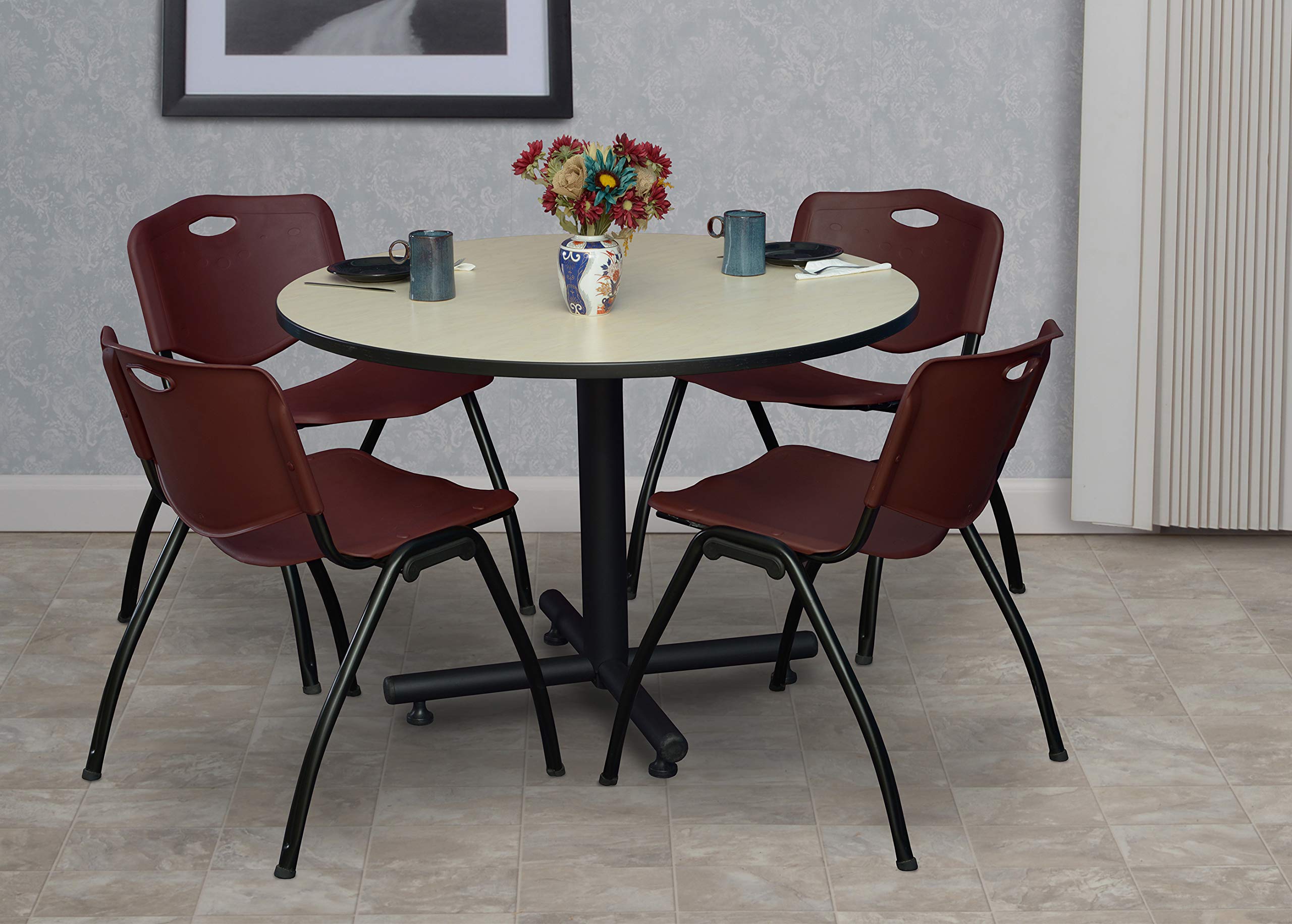 Regency Kobe X-Base for 48-Inch Table Tops - Heavy Duty Table Base for Restaurant, Bar, and Outdoor Use - Perfect for Commercial Dining, Patio, and Event Setup