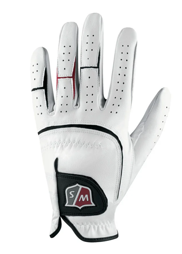 Wilson Men's Grip Plus Baseball Glove - Right Hand Throw, White Leather - Perfect for Baseball Practice, Games & Fielding Training