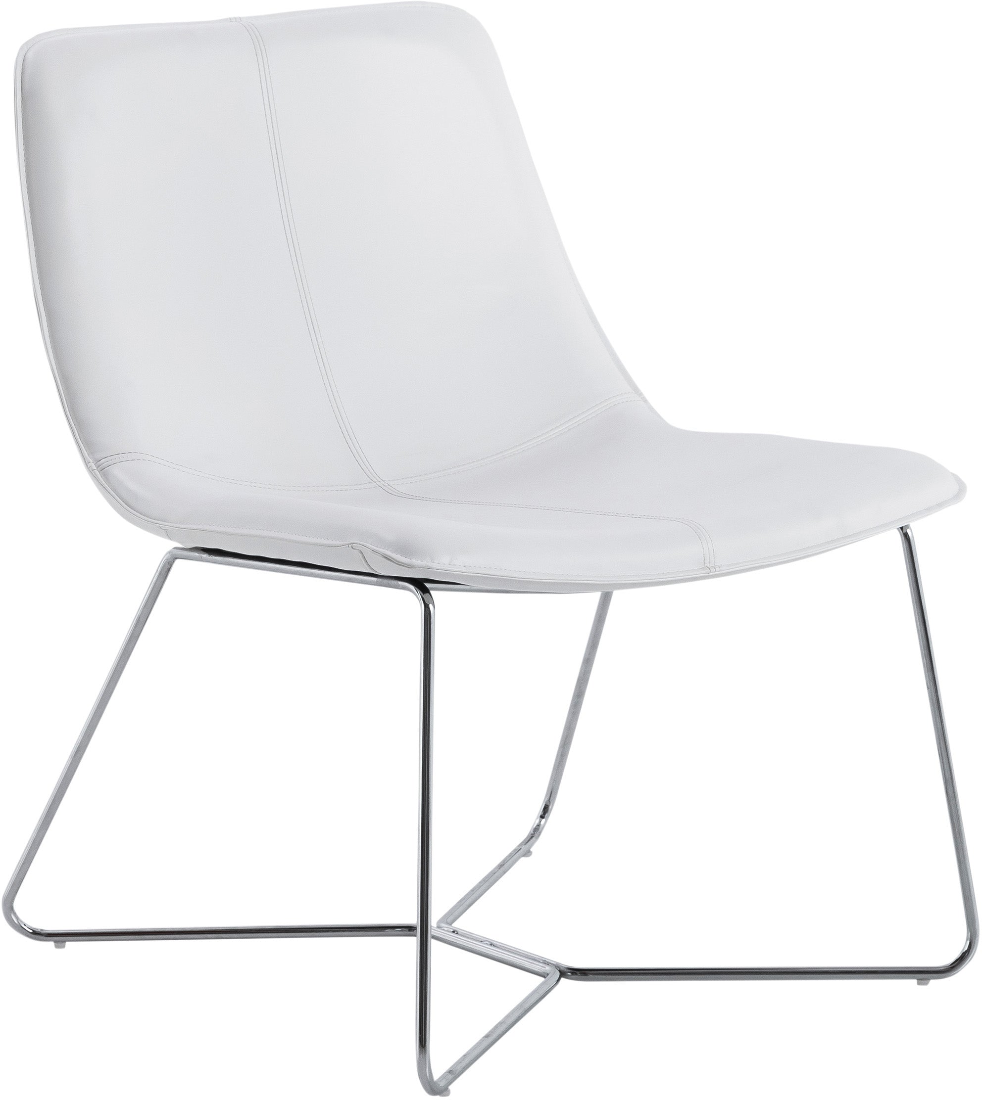 Office Star Grayson Accent Chair - Modern Home Office Chair with Padded Seat & Metal Base - Perfect for Home Office, Living Room & Reading Nook