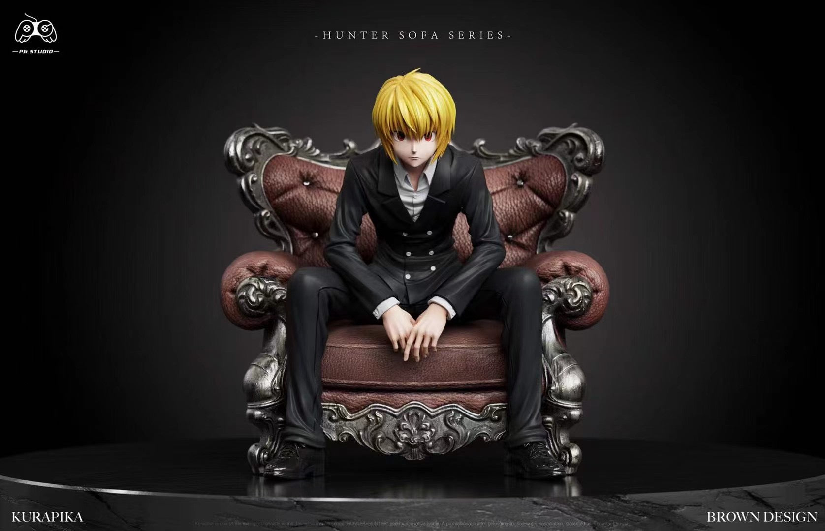 PG Studio Kurapika (Sofa Series) Anime Figure - Hunter x Hunter Collectible for Home Decor & Anime Fans | Perfect for Display on Shelves, Desks, and Living Rooms