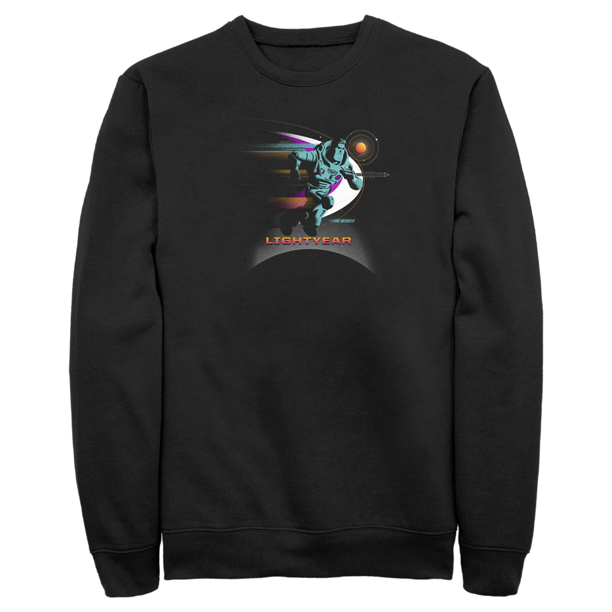 Men's Lightyear Buzz Running Planets Logo Sweatshirt - Comfortable Athletic Pullover for Jogging, Gym & Casual Wear