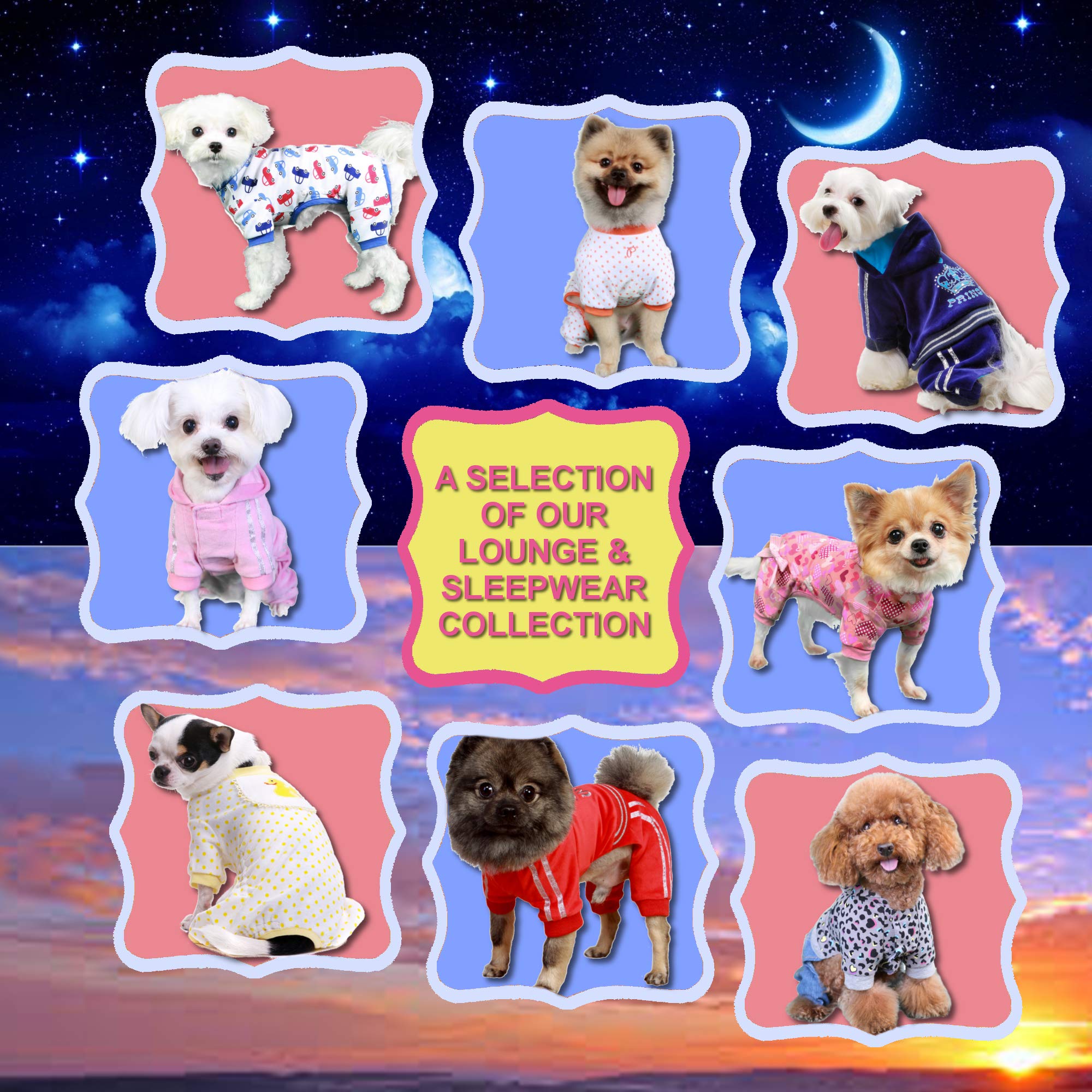 Comfy Dog Pajamas & Hoodies - Small to Large Sizes for Cozy Sleep & Lounging