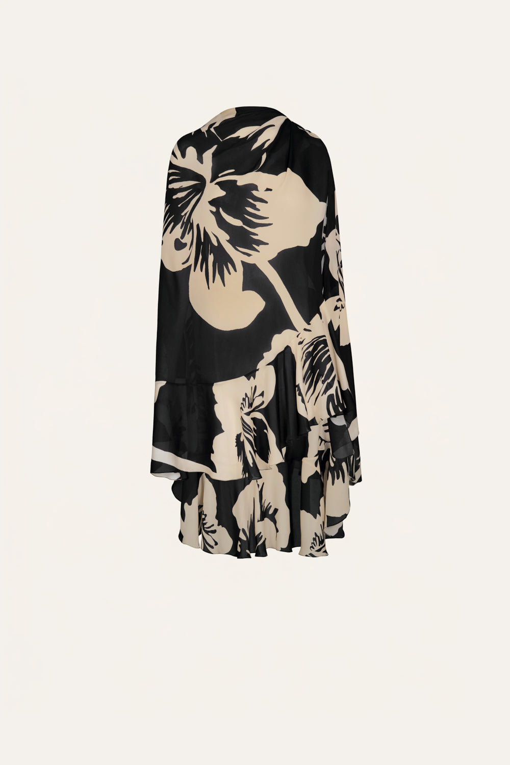 Vintage Floral Garden Cape - Elegant Boho Outerwear for Women | Perfect for Weddings, Renaissance Fairs & Outdoor Events