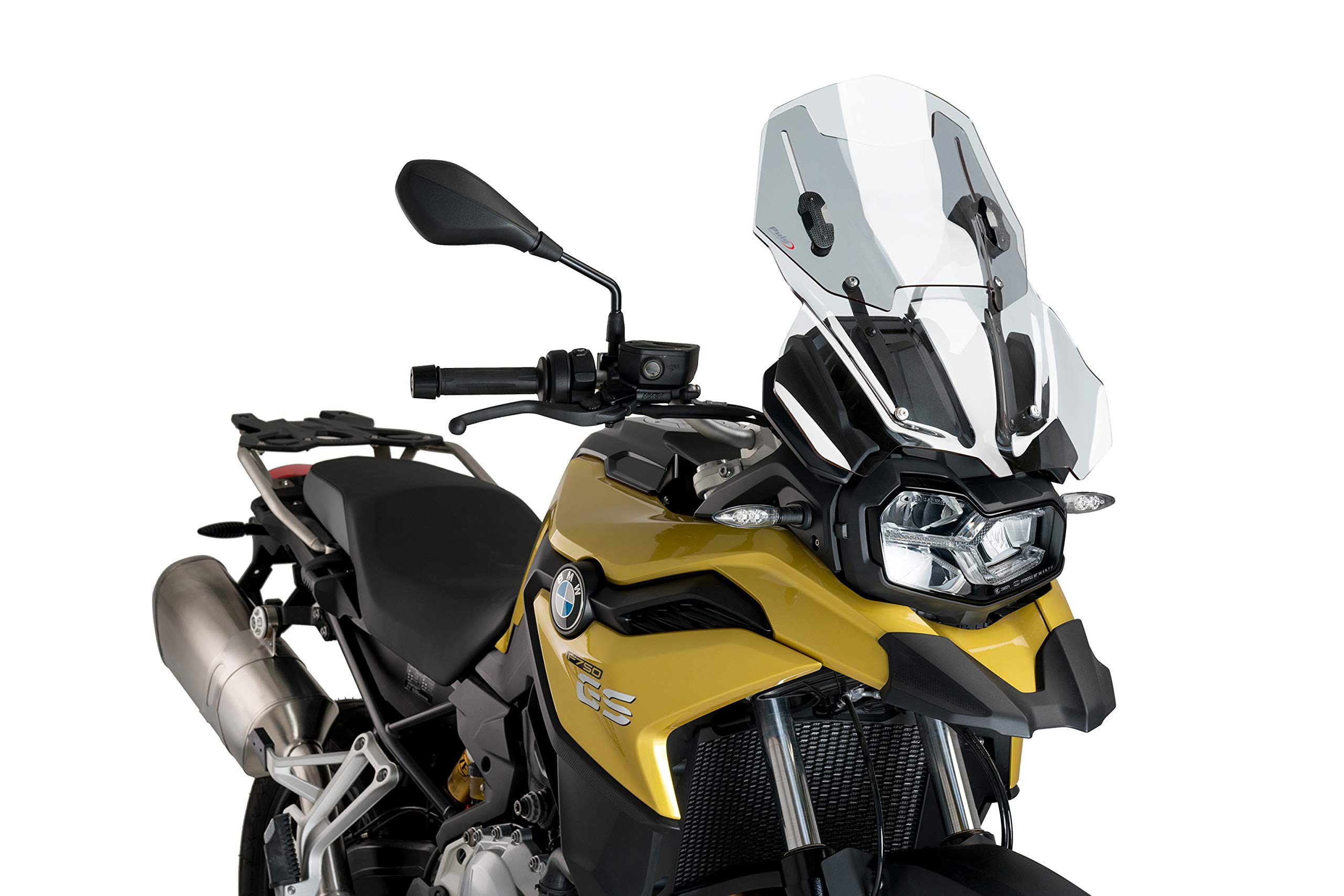 Adjustable 3178W Touring Windshield Screen for BMW F750GS (2018-2021) - Clear Polycarbonate Motorcycle Windshield for Comfortable Long-Distance Riding & Highway Cruising