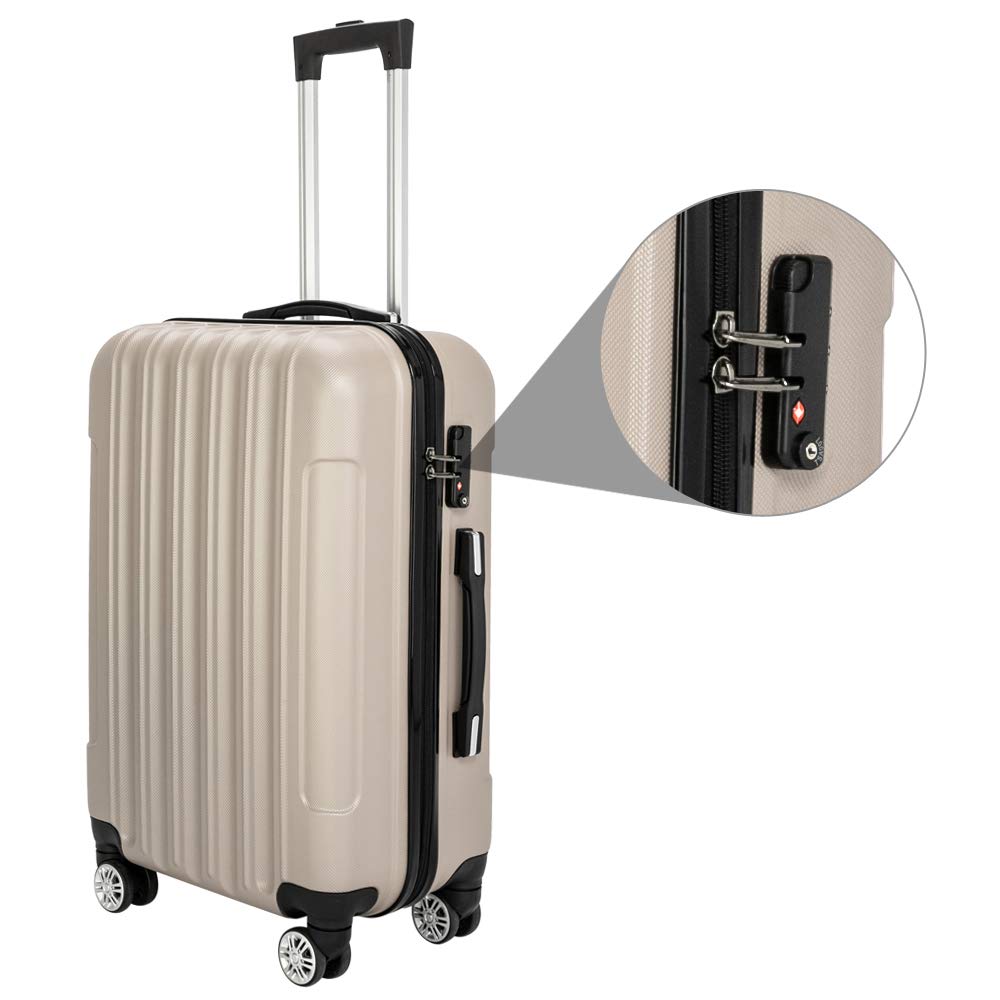 HomVent 3-Piece Spinner Luggage Set with TSA Lock - 20