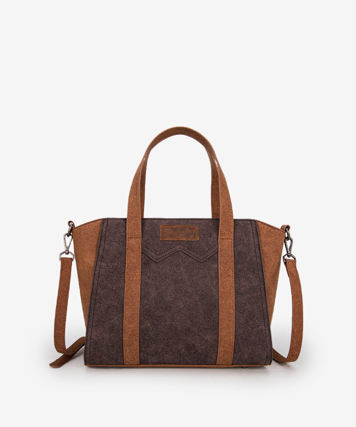 Wrangler Color Block Western Tote Bag for Women - Stylish Cowgirl Purse with Multiple Pockets | Perfect for Rodeo, Travel & Everyday Use