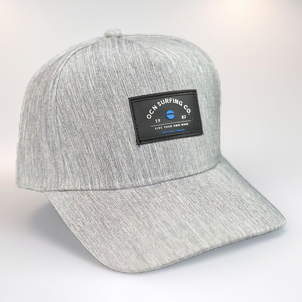 OCN H Waves Melange Baseball Cap - Stylish Adjustable Dad Hat for Men & Women - Perfect for Outdoor Sports, Casual Wear & Sun Protection