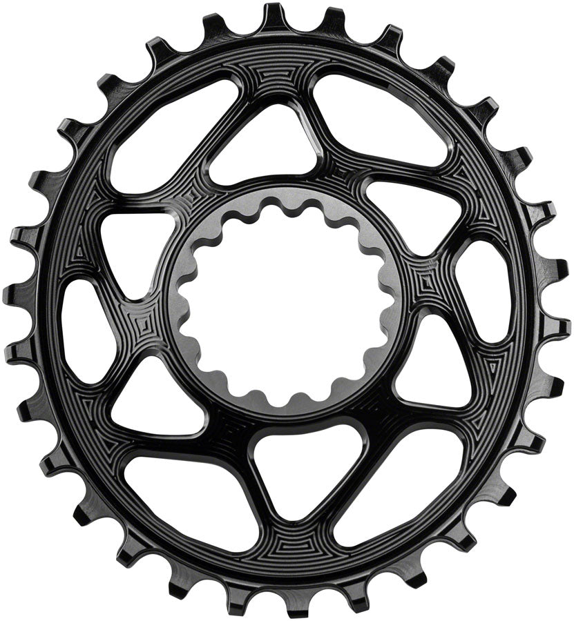absoluteBLACK 30T Oval Narrow Wide Chainring - Direct Mount Aluminum MTB Chainring for Bicycle Drivetrain - Perfect for Mountain Biking and Trail Riding