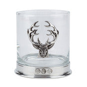 Premium Stag Whiskey Glasses Set of 2 - Handcrafted Etched Deer Design for Bourbon, Scotch & Whiskey Lovers - Perfect for Gifts, Home Bar & Entertaining