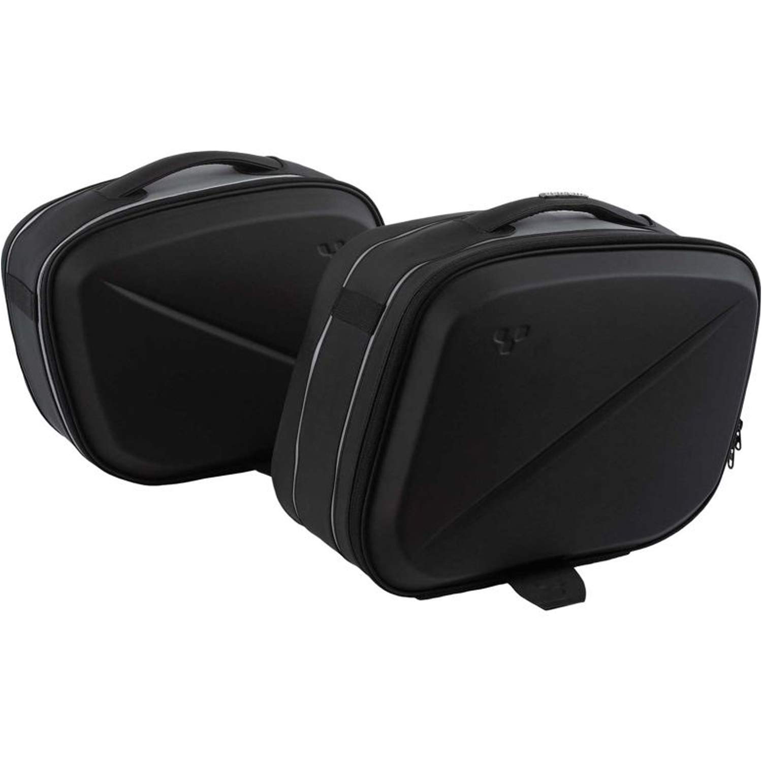 Can-Am Semi-Rigid Rear Side Cargo Travel Bags for Spyder RT Motorcycle (Black) - Waterproof Storage for Road Trips & Adventure Riding - Model 219400169