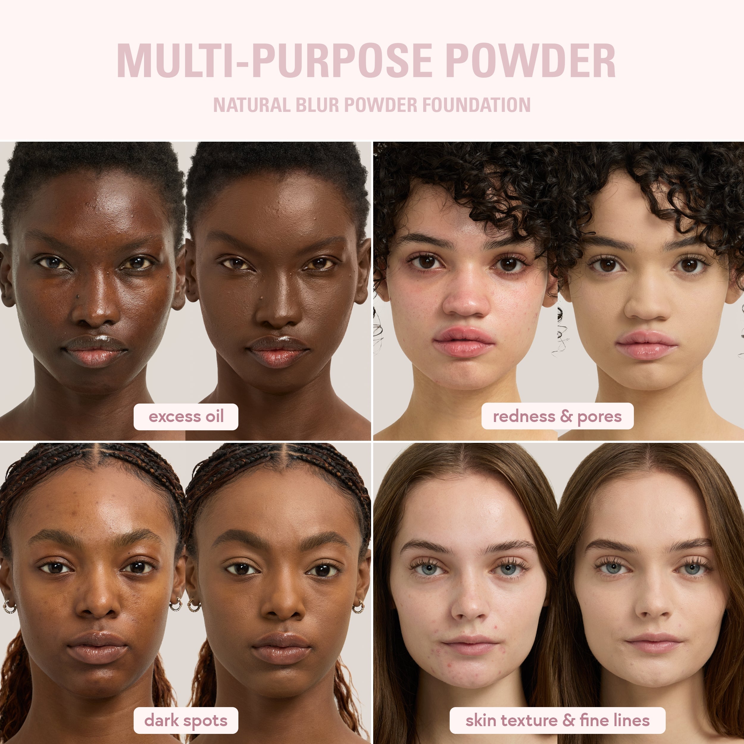 Natural Blur Powder Foundation - Lightweight, Oil-Control & Long-Lasting Makeup for Flawless Skin | Perfect for Daily Wear & Special Occasions