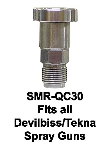 Speedokote Q-Cup Spray Gun Cup Adapter SMR-QC30 - Universal Fit for Devilbiss & Tekna Spray Guns - Perfect for Automotive Painting & DIY Projects