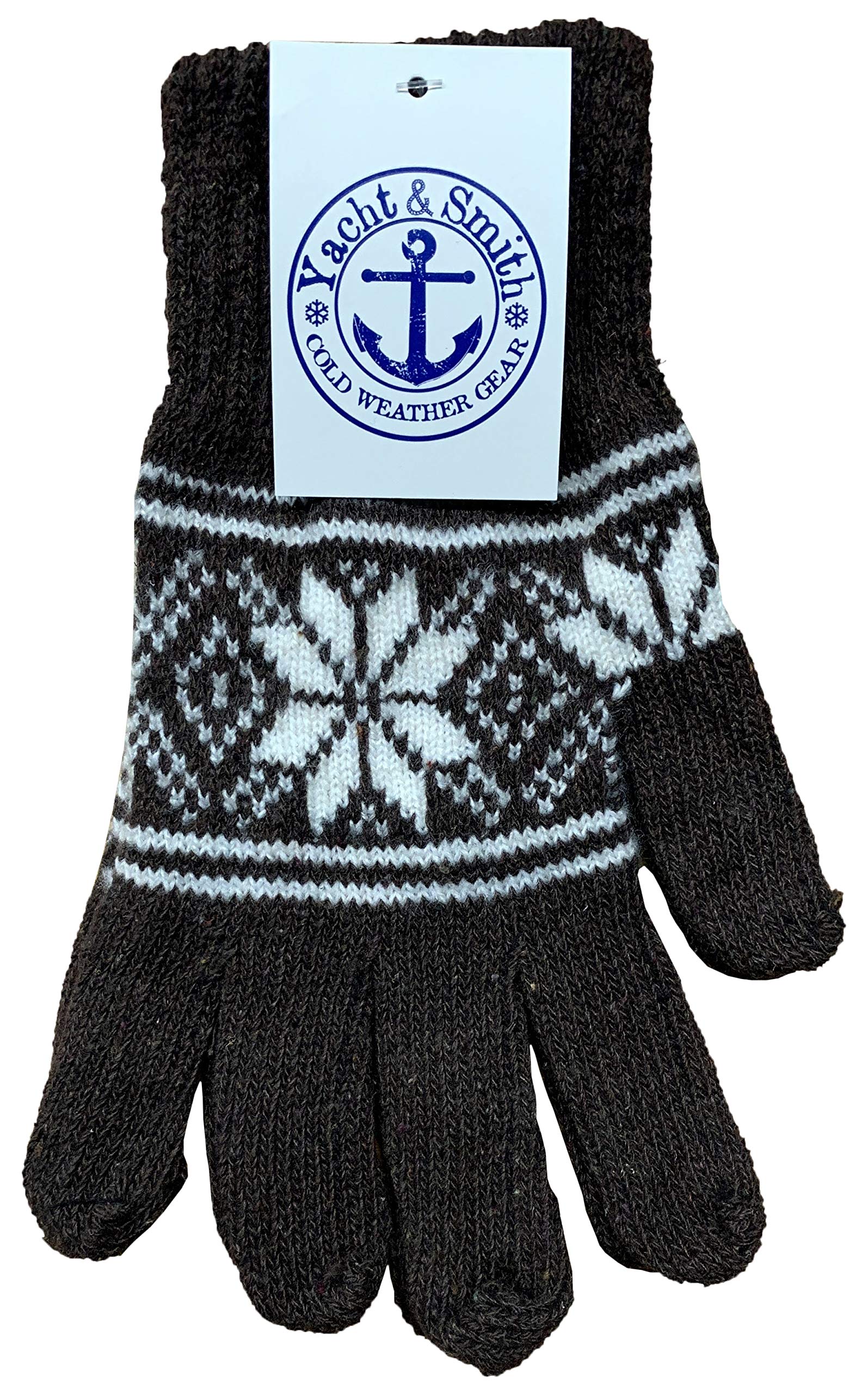 Yacht & Smith Wholesale Bulk Winter Magic Gloves - Warm Brushed Lining, Stretchable Unisex Thermal Gloves for Men & Women - Perfect for Skiing, Snowboarding & Outdoor Winter Activities
