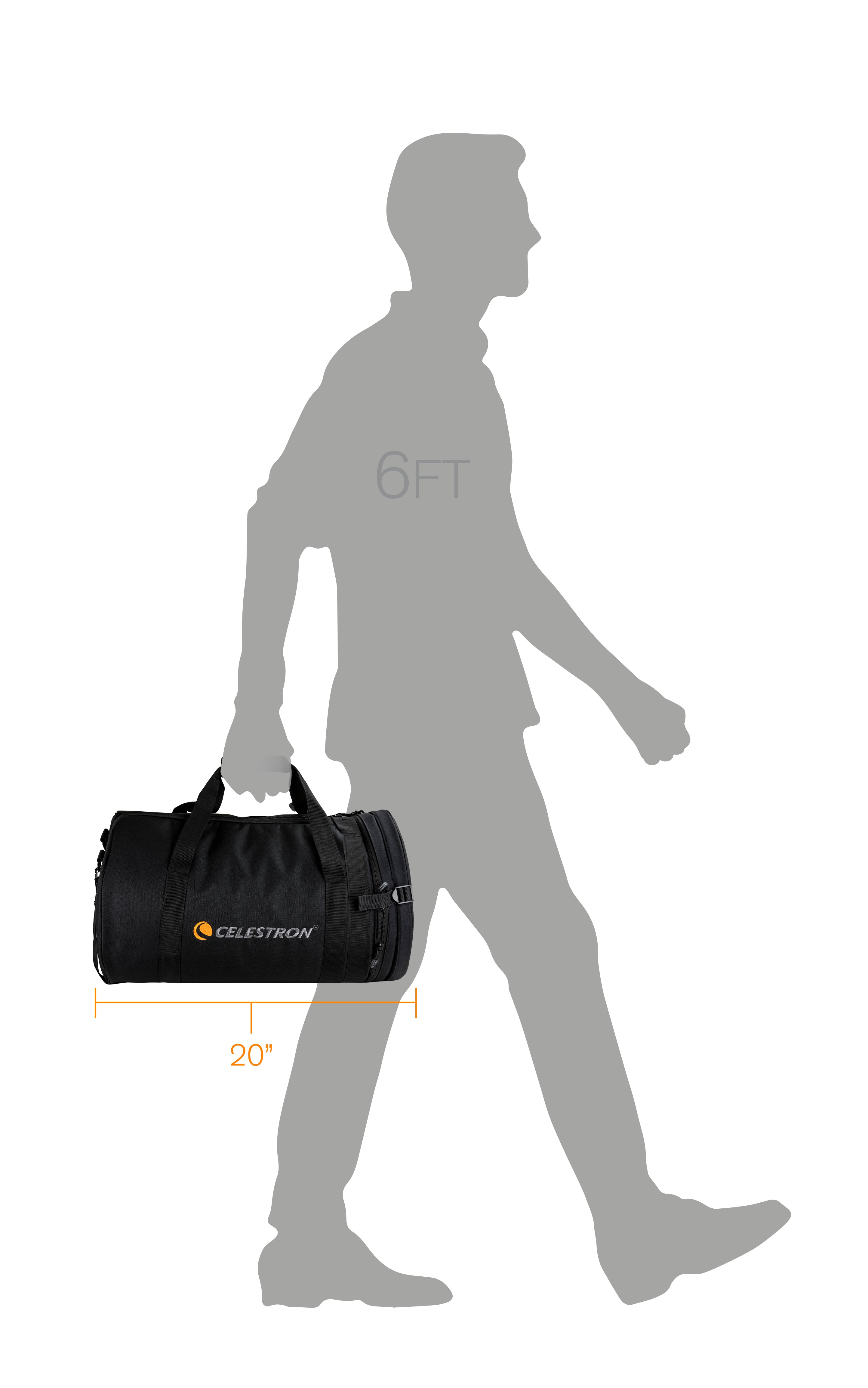 Premium Padded Telescope Carrying Case for 8