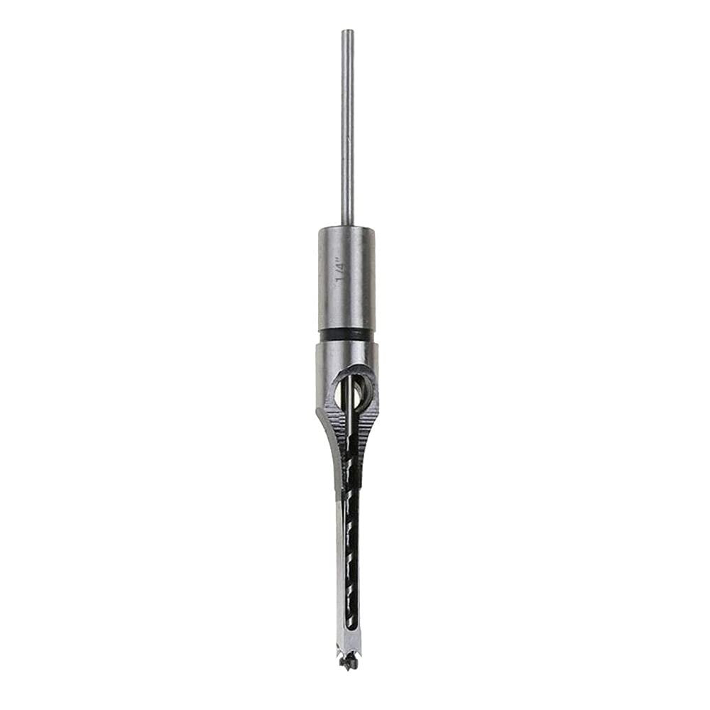 High-Speed Steel Square Hole Drill Bits for Woodworking - Mortising Chisel Kit with 205mm Length - Perfect for Mortise and Tenon Joinery, DIY Furniture, and Carpentry Projects