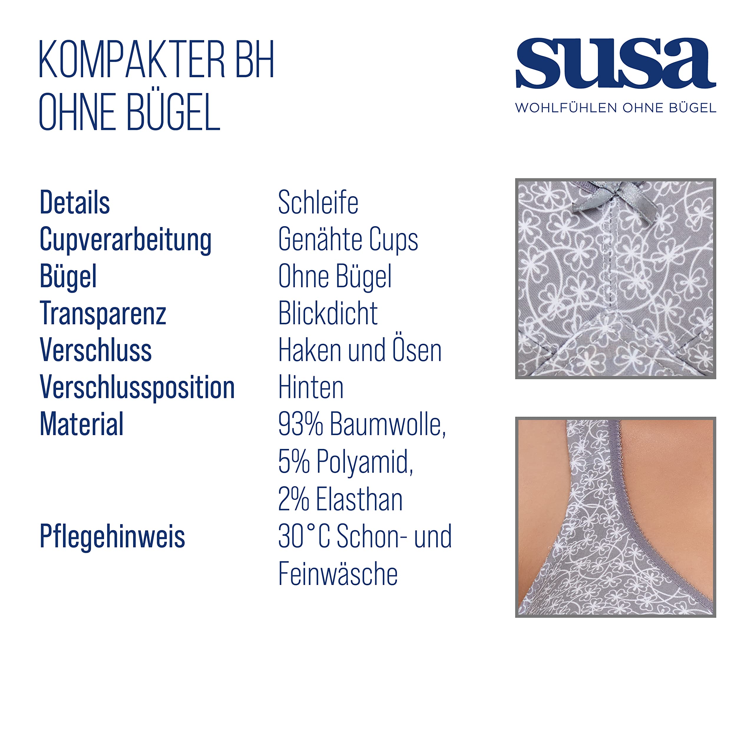 Wire-Free Comfort Cotton Bra for Women - Soft Support & Strain Relief - Perfect for Yoga, Lounge & Everyday Wear