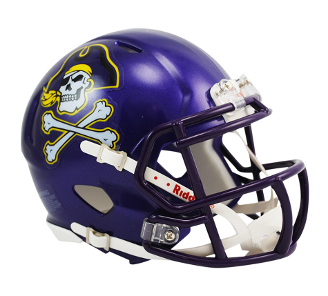 East Carolina Pirates Riddell Speed Mini Football Helmet - Authentic Collectible for Fans, Display, and Gifting