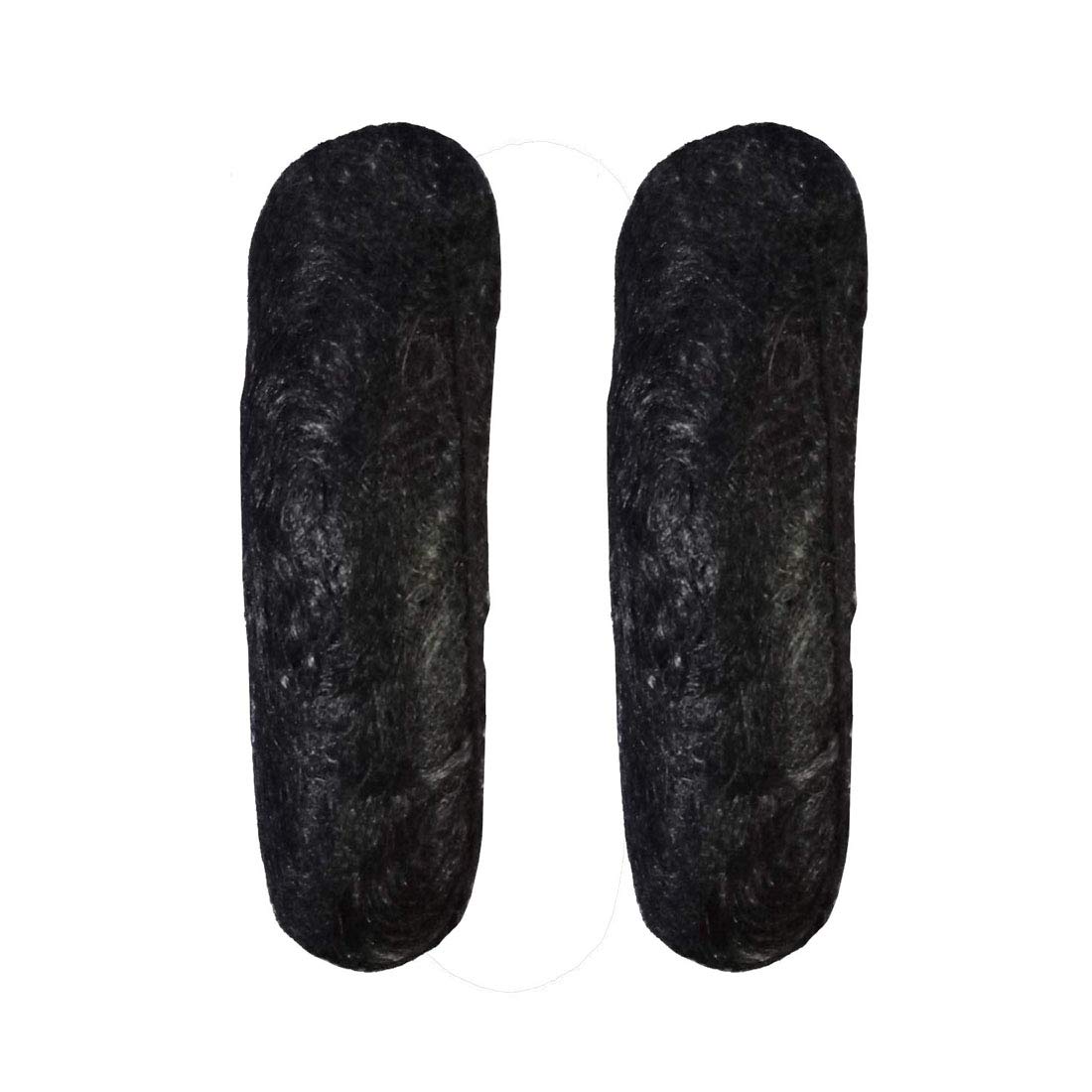 Natth Hair Puff Grip - Black Natural Hair Stuffing & Juda Maker for Women & Girls (Pack of 2) - Perfect for Ponytails, Braids & Hairstyling Accessories