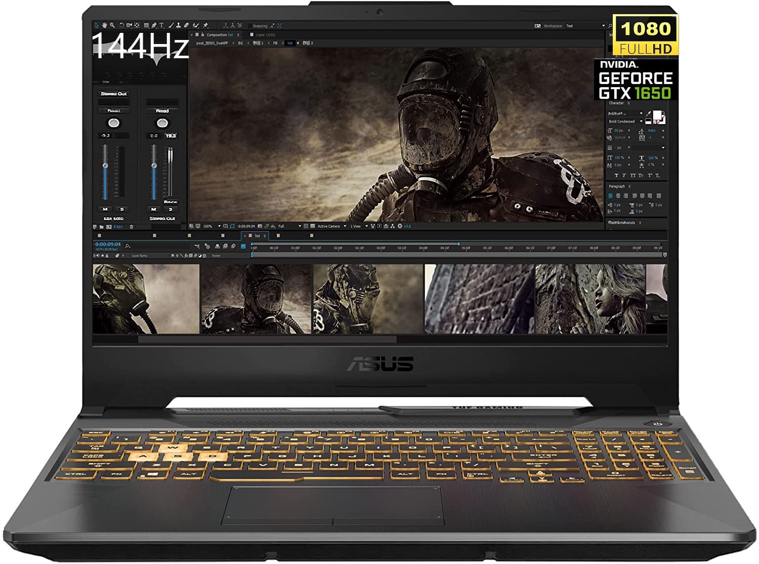 ASUS TUF F15 144Hz Gaming Laptop - 15.6