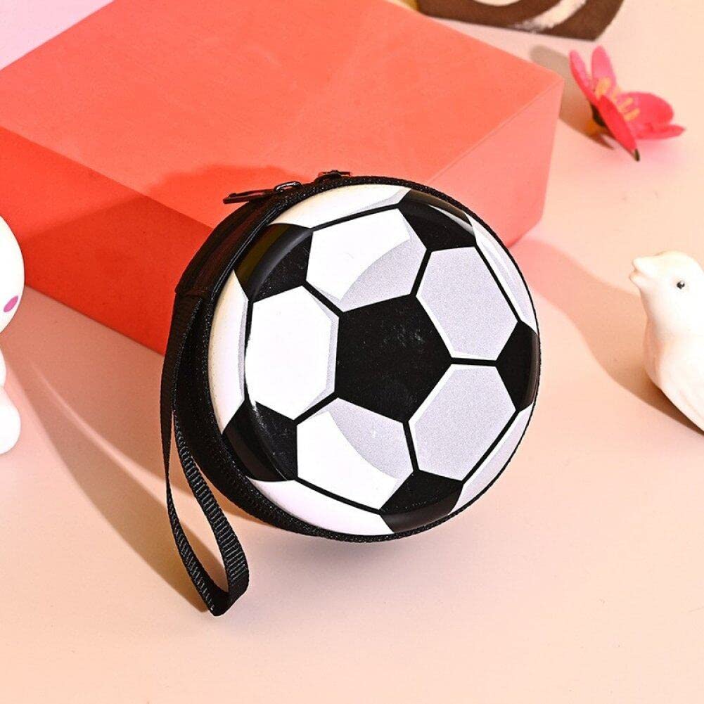 Football & Basketball Coin Purse - Kids Wallet for Boys & Girls, PU Leather Card Holder with Zipper, Compact Billfold Wallet for Cash & Coins - Perfect for School, Sports & Everyday Use