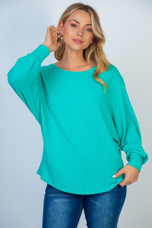 Seafoam Green Gauze Knit Top with Cross Back Detail - Perfect for Summer Outfits, Beachwear & Casual Chic Style