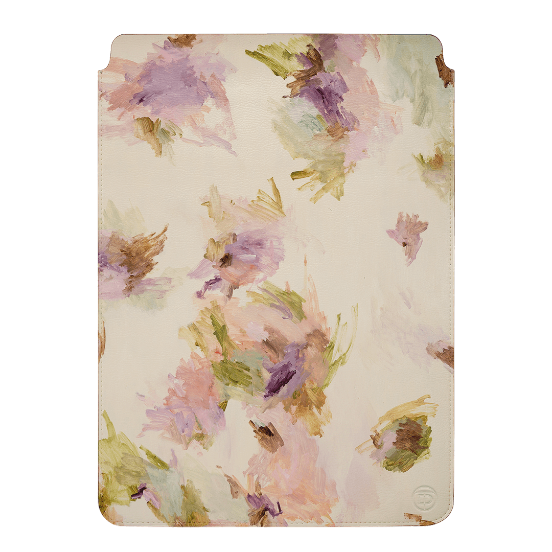Premium Blossom Floral Laptop & iPad Sleeve - 13-15 Inch Laptop Case & 10-12 Inch Tablet Cover with Soft Padding - Perfect for Work, School & Travel Protection