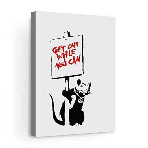 Banksy Welcome To Hell Canvas