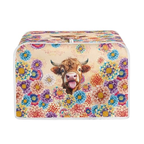 Boho Mandala Highland Cow 1