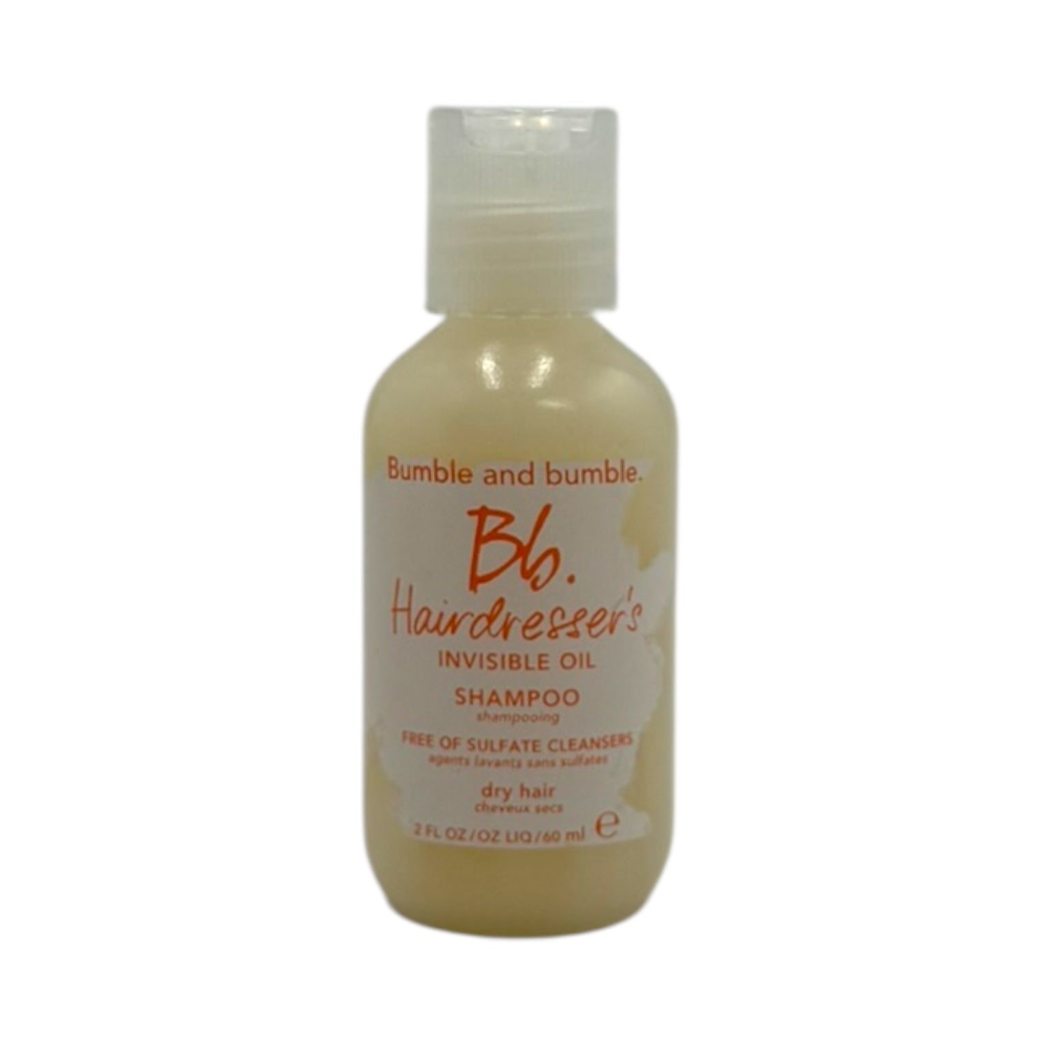 Bumble and Bumble Hairdresser's Invisible Oil Shampoo 2 oz - Sulfate-Free Hydrating Shampoo for Dry, Damaged Hair - Perfect for Salon-Quality Hair Care at Home