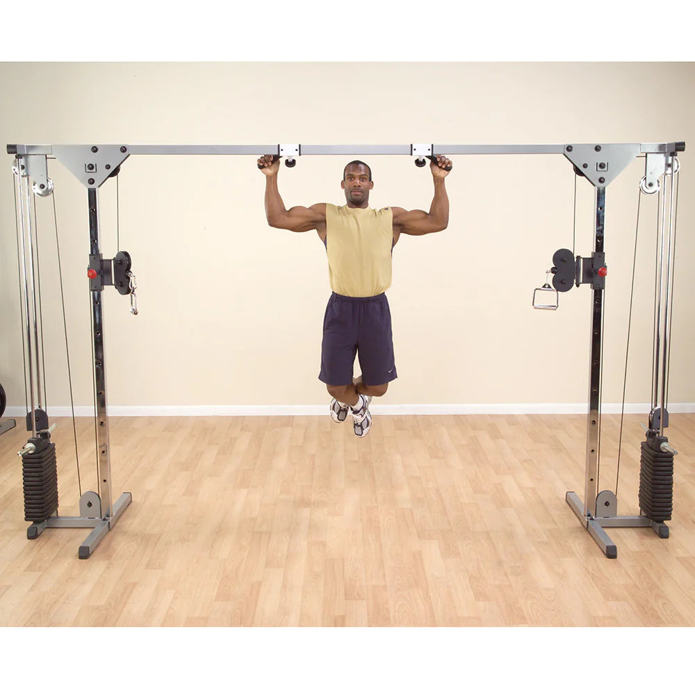 Premium Cable Crossover Machine for Home & Gym - Strength Training Equipment for Chest, Back & Shoulder Workouts - Perfect for CrossFit, Bodybuilding & Functional Fitness