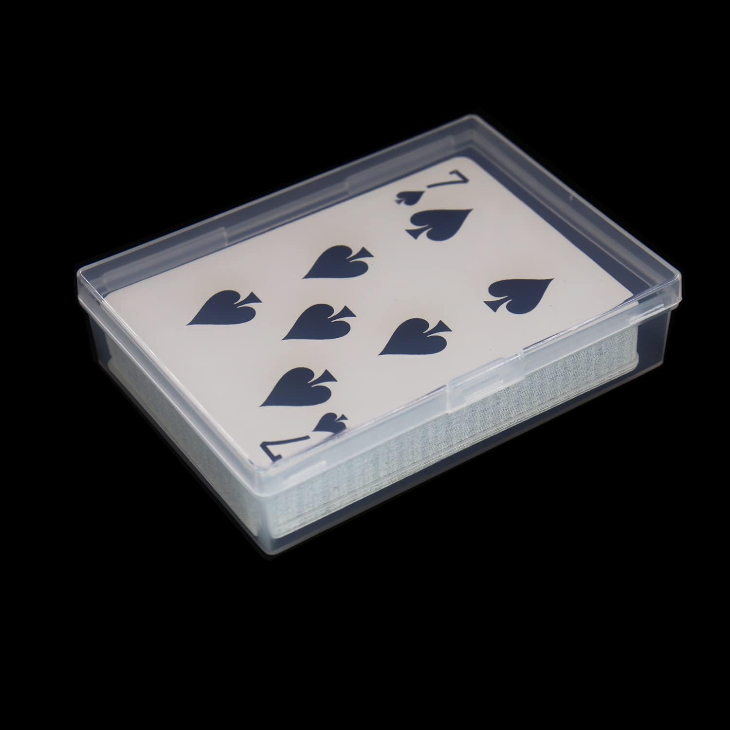 24PCS Plastic Playing Card Storage Case - Empty Deck Box Holder for Poker Cards (3.6x2.6x0.8 Inch) - Perfect for Card Games, Magic Tricks & Collectible Card Organization (No Cards Included)