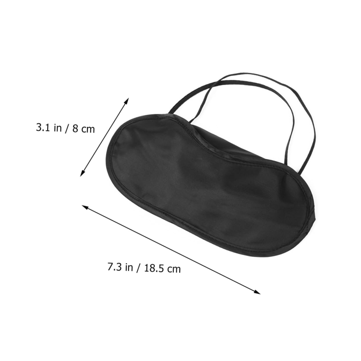 12 Pack Satin Sleep Eye Masks for Camping & Travel - Soft Washable Blindfolds for Women & Men - Perfect for Birthday Gifts, Spa Relaxation, and Deep Sleep Accessories (Black)