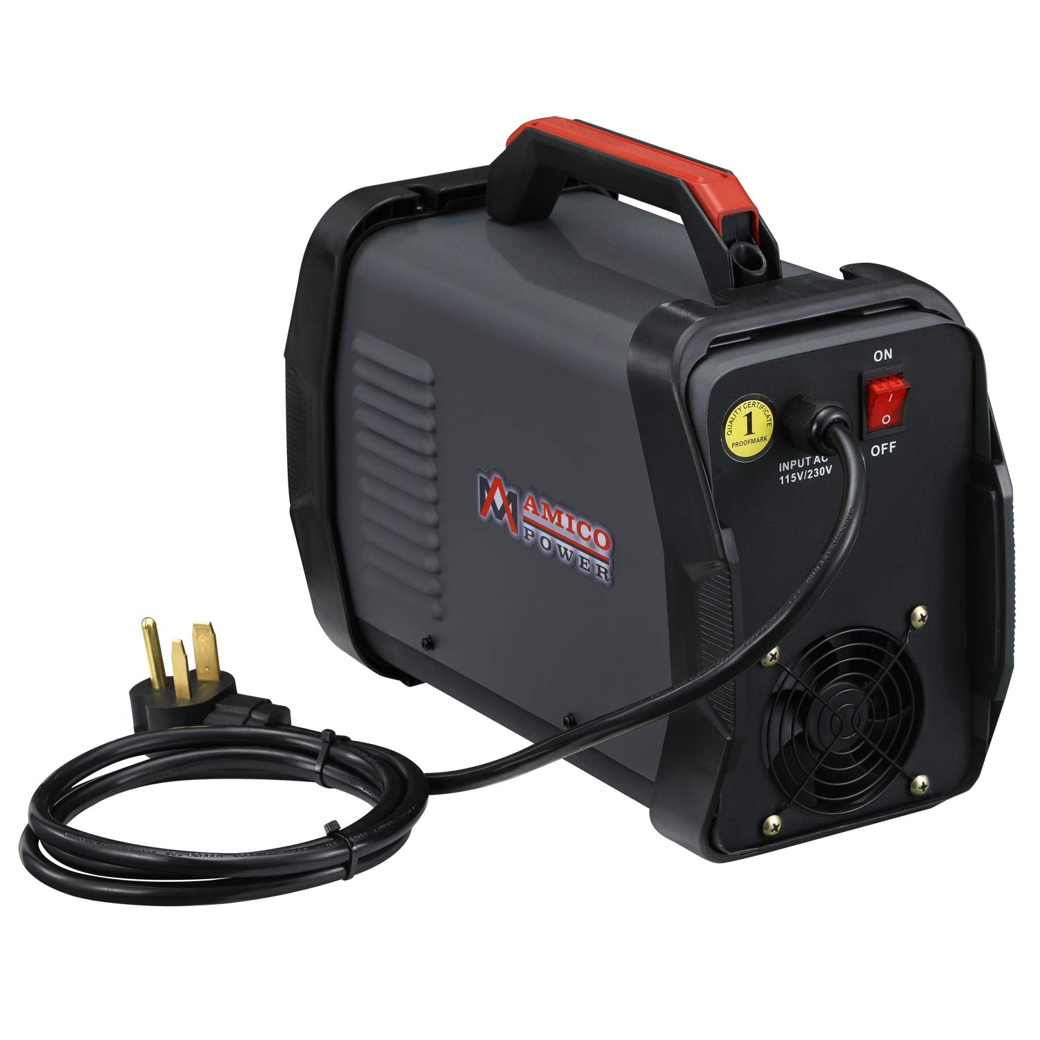 Amico ARC-185 180 Amp Stick Arc Inverter DC Welder - Dual Voltage 115V/230V Welding Machine for Metal Fabrication, Home Repair & DIY Projects