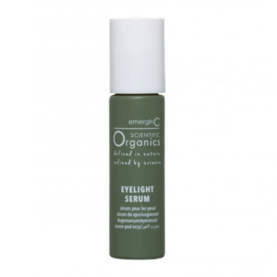 EmerginC Organics Eyelight Serum - Dark Circle & Puffiness Relief Eye Treatment with Organic Ingredients | Brightening & Hydrating for Day & Night Use