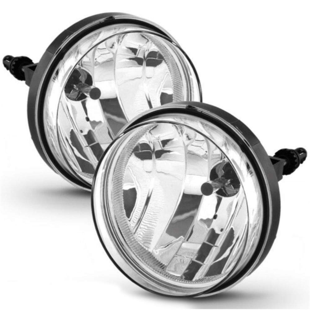 High-Quality Replacement Fog Lights for 2007-2013 GMC Sierra 1500 & 2007-2014 Sierra 2500HD/3500HD - Direct Fit Bumper Fog Lamp Kit with OEM Style Switch - Perfect for Night Driving and Off-Road Adventures